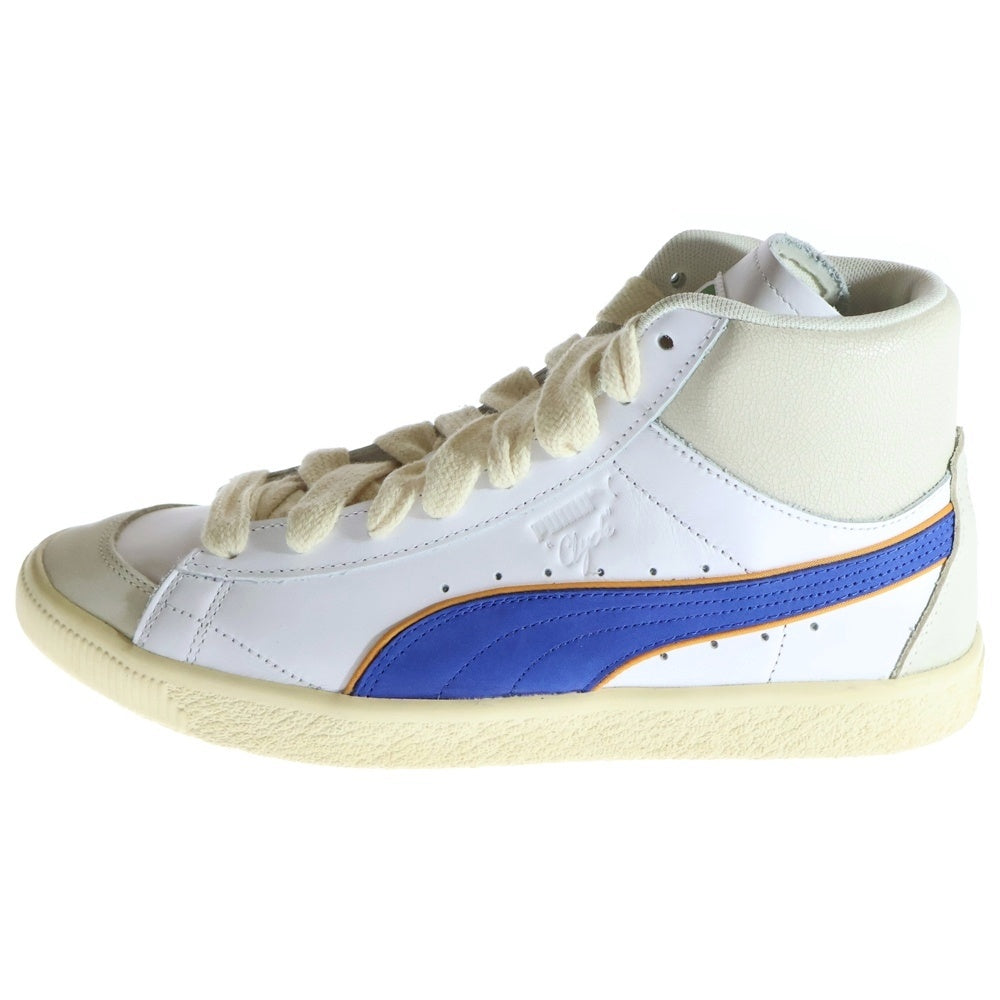 PUMA(プーマ) CLYDE MID BBALL クライド ミッド BBALL ハイカットスニーカー ホワイト/ブルー US9/27cm 391335-01