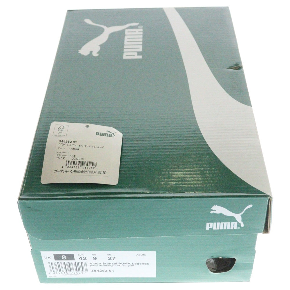 PUMA(プーマ) VLADO STENZEL LEGEND ヴラド シュテンツェル レジェンド スウェードローカットスニーカー レッド/ホワイト US9/27cm 384252-01