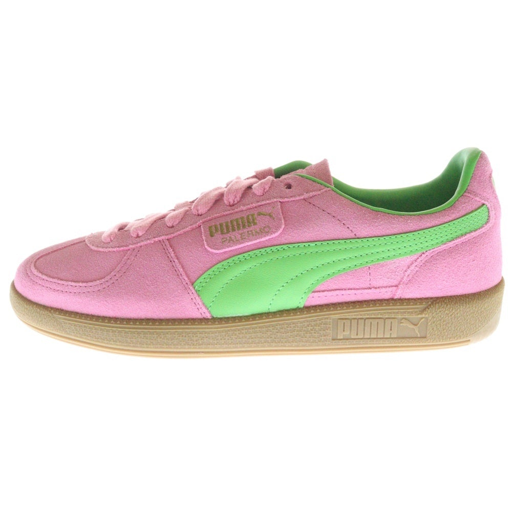 PUMA(プーマ) PALERMO SPECIAL パレルモ スペシャル スウェードローカットスニーカー ピンク/グリーン US9/27cm 397549-01