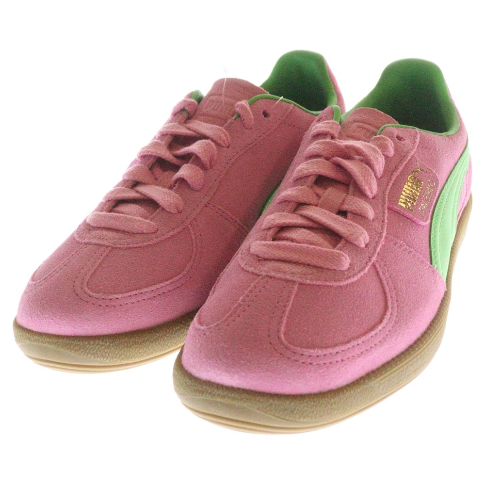 PUMA(プーマ) PALERMO SPECIAL パレルモ スペシャル スウェードローカットスニーカー ピンク/グリーン US9/27cm 397549-01