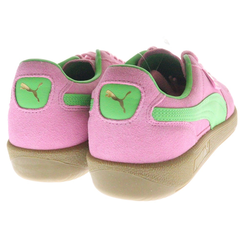 PUMA(プーマ) PALERMO SPECIAL パレルモ スペシャル スウェードローカットスニーカー ピンク/グリーン US9/27cm 397549-01