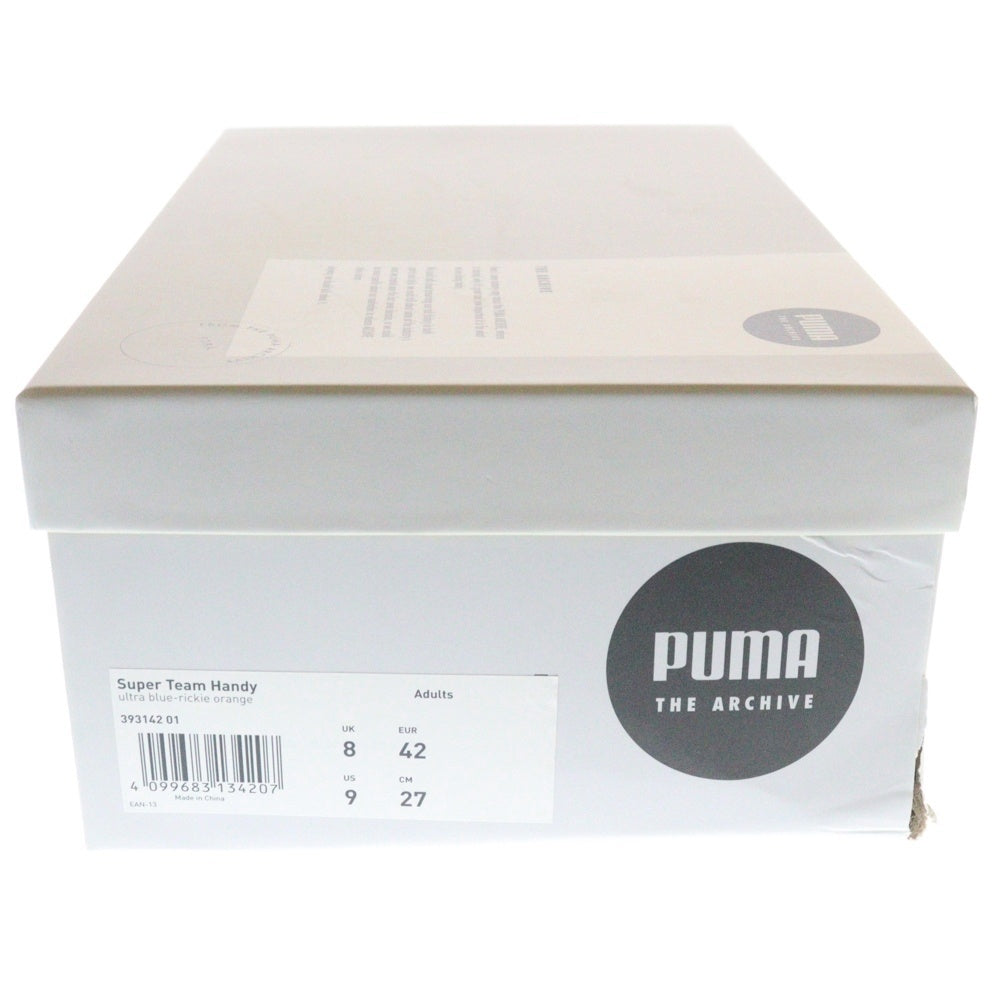 PUMA(プーマ) SUPER TEAM HANDY スーパーチームハンディ スウェードローカットスニーカー ブルー/オレンジ US8/26cm 393142-01