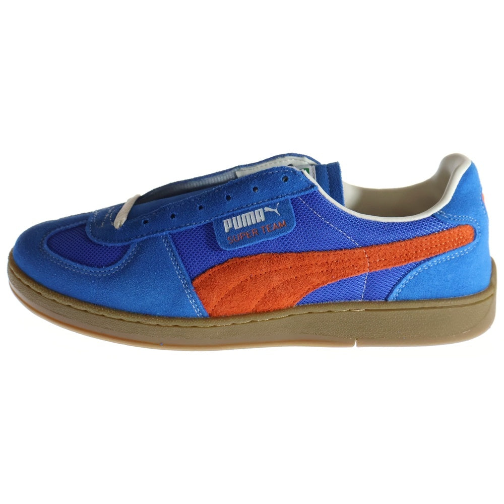 PUMA(プーマ) SUPER TEAM HANDY スーパー チーム ハンディ スウェードローカットスニーカー ブルー/オレンジ US9/27cm 393142-01