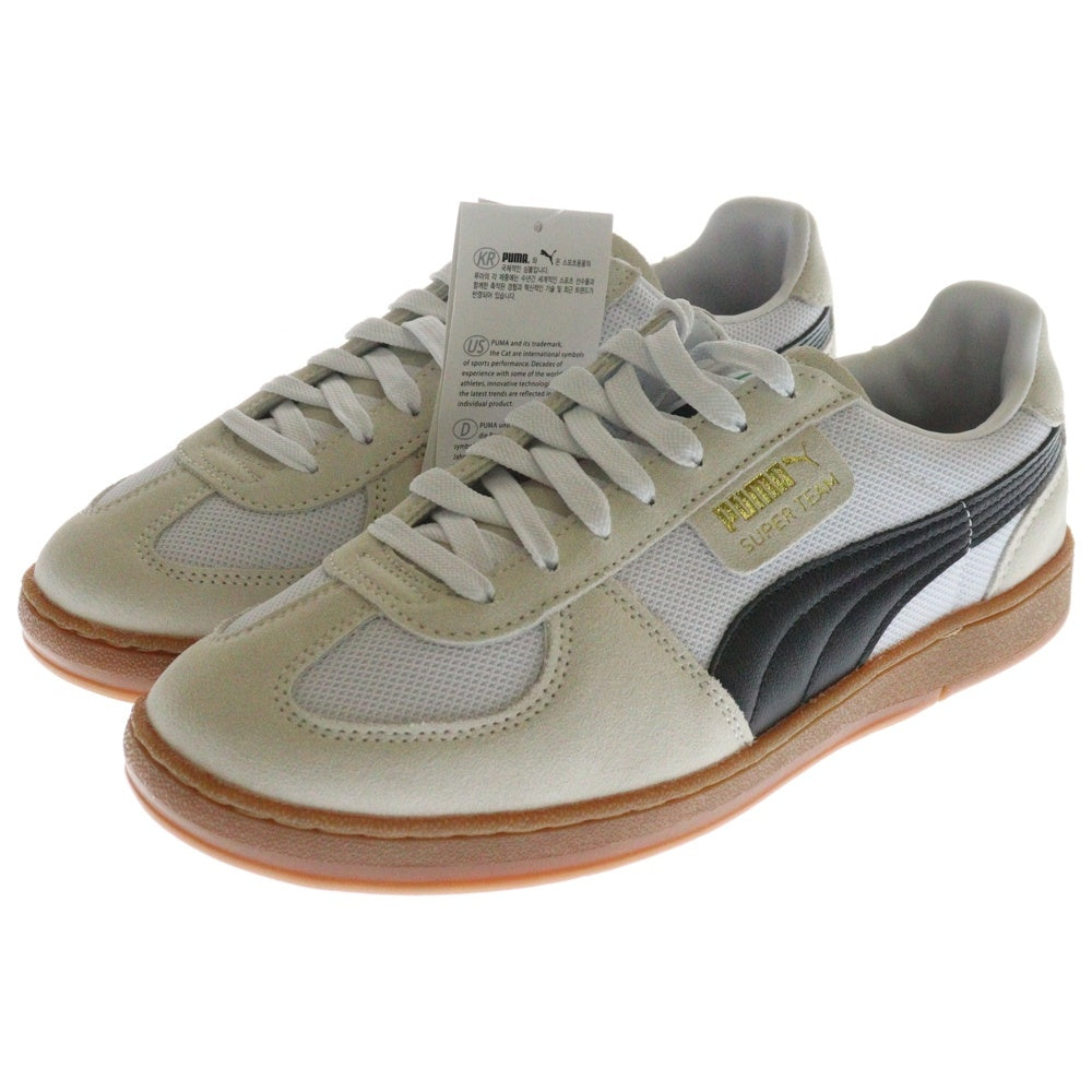 PUMA(プーマ) SUPER TEAM OG スーパーチーム OG スウェードローカットスニーカー ホワイト/ブラック US9/27cm 390424-09