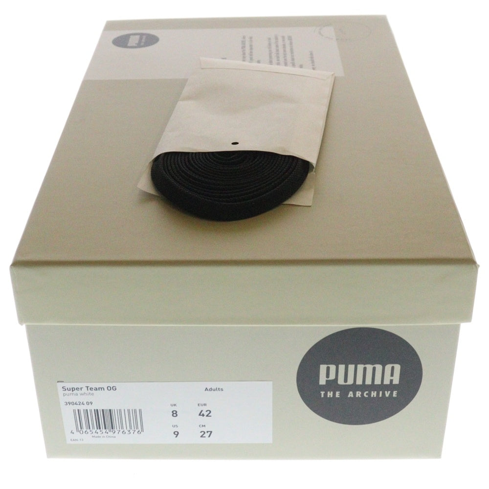 PUMA(プーマ) SUPER TEAM OG スーパーチーム OG スウェードローカットスニーカー ホワイト/ブラック US9/27cm 390424-09