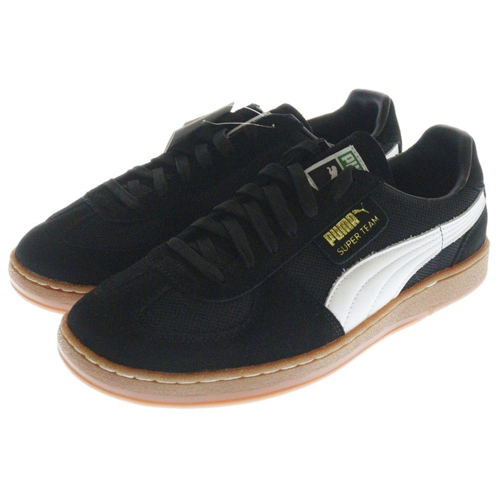 PUMA(プーマ) SUPER TEAM OG スーパーチーム OG スウェードローカットスニーカー ブラック/ホワイト US9/27cm 390424-08