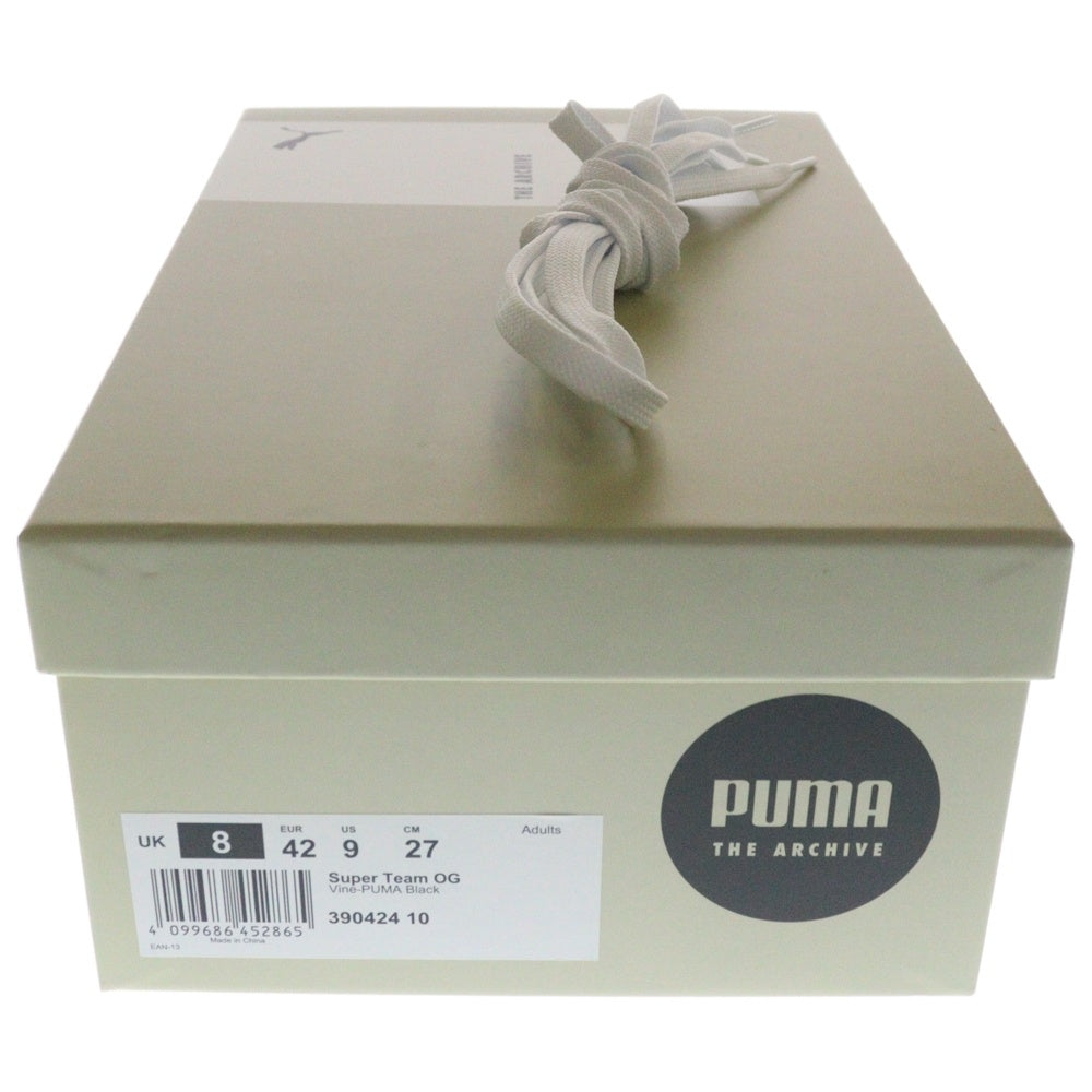 PUMA(プーマ) SUPER TEAM OG スーパーチーム OG スウェードローカットスニーカー グリーン/ブラック US9/27cm 390424-10