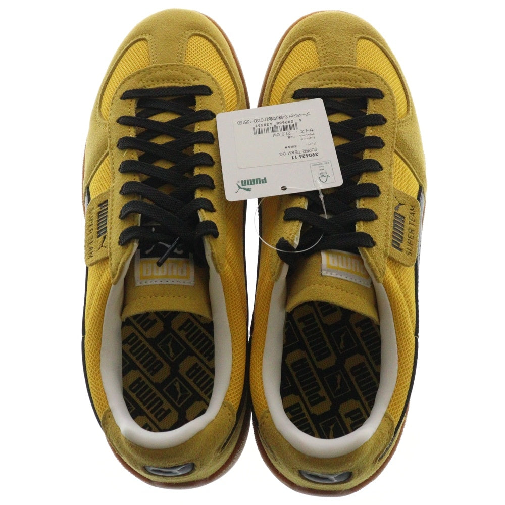 PUMA(プーマ) SUPER TEAM OG スーパーチーム OG スウェードローカットスニーカー イエロー/ブラック US9/27cm 390424-11
