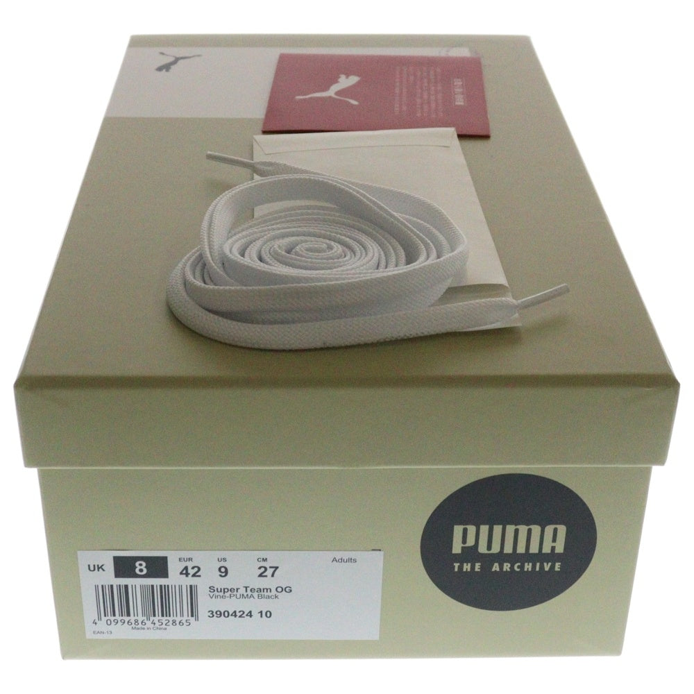 PUMA(プーマ) SUPER TEAM OG スーパーチーム OG スウェードローカットスニーカー グリーン/ブラック US9/27cm 390424-10