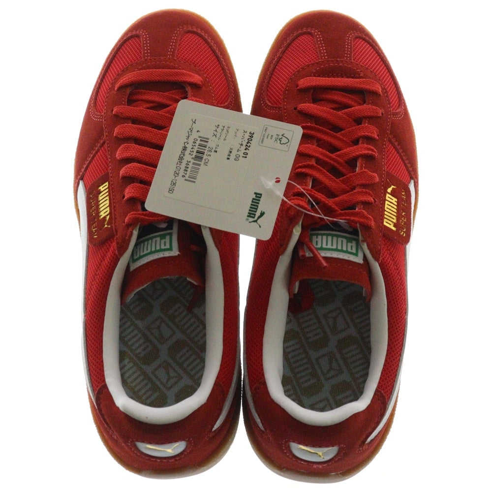 PUMA(プーマ) SUPER TEAM OG スーパーチーム OG スウェードローカットスニーカー レッド/ホワイト US8.5/26.5cm 390424-01