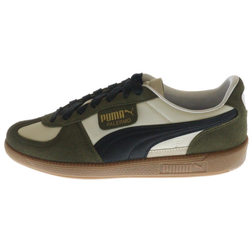 PUMA(プーマ) PALERMO OG パレルモ OG スウェードローカットスニーカー カーキ/ホワイト US9/27cm 383011-12