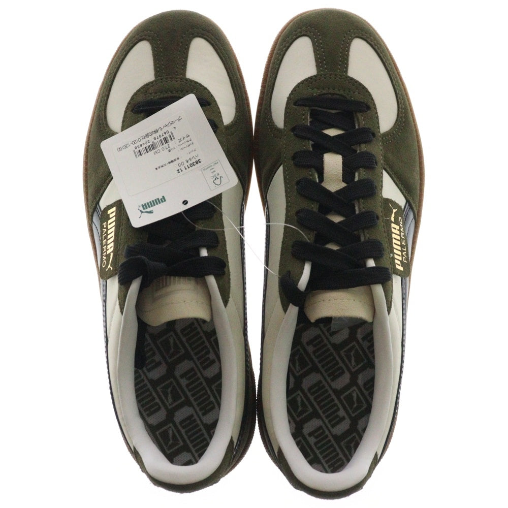 PUMA(プーマ) PALERMO OG パレルモ OG スウェードローカットスニーカー カーキ/ホワイト US9/27cm 383011-12