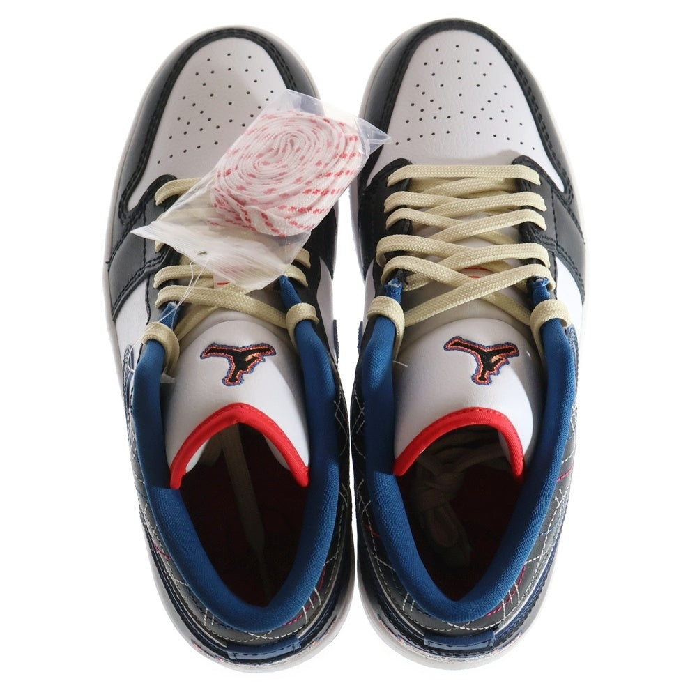NIKE(ナイキ) AIR JORDAN 1 LOW SE SASHIKO エアジョーダン1 刺し子 ローカットスニーカー ホワイト/ブルー US9/27cm FV3622-141