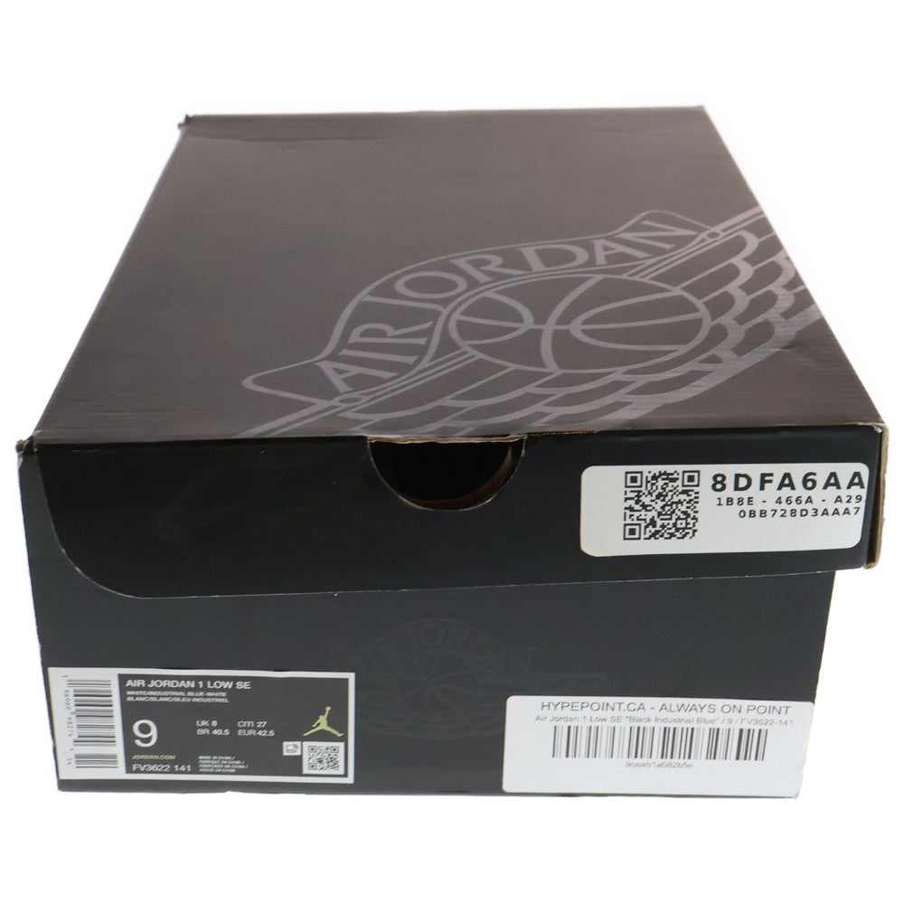 NIKE(ナイキ) AIR JORDAN 1 LOW SE SASHIKO エアジョーダン1 刺し子 ローカットスニーカー ホワイト/ブルー US9/27cm FV3622-141
