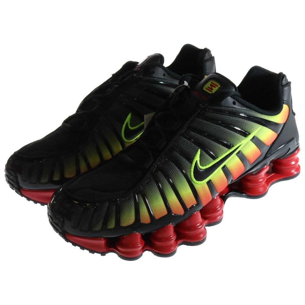 NIKE(ナイキ) WMNS SHOX TL BLACK/VOLT ウィメンズ ショックス ローカットスニーカー ブラック/レッド US10.5/27.5cm HJ9609-001