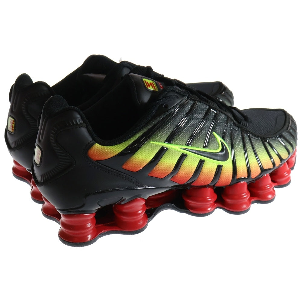 NIKE(ナイキ) WMNS SHOX TL BLACK/VOLT ウィメンズ ショックス ローカットスニーカー ブラック/レッド US10.5/27.5cm HJ9609-001