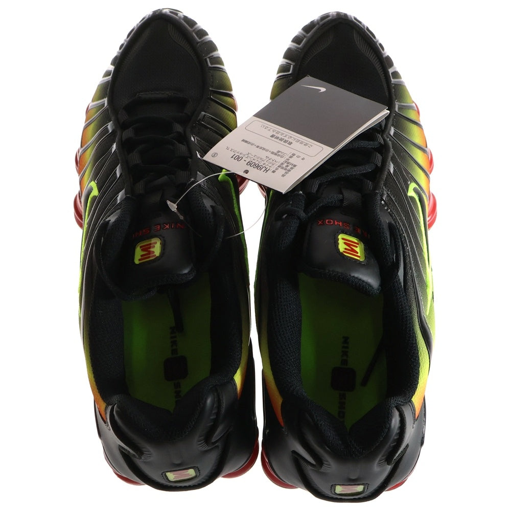 NIKE(ナイキ) WMNS SHOX TL BLACK/VOLT ウィメンズ ショックス ローカットスニーカー ブラック/レッド US10.5/27.5cm HJ9609-001