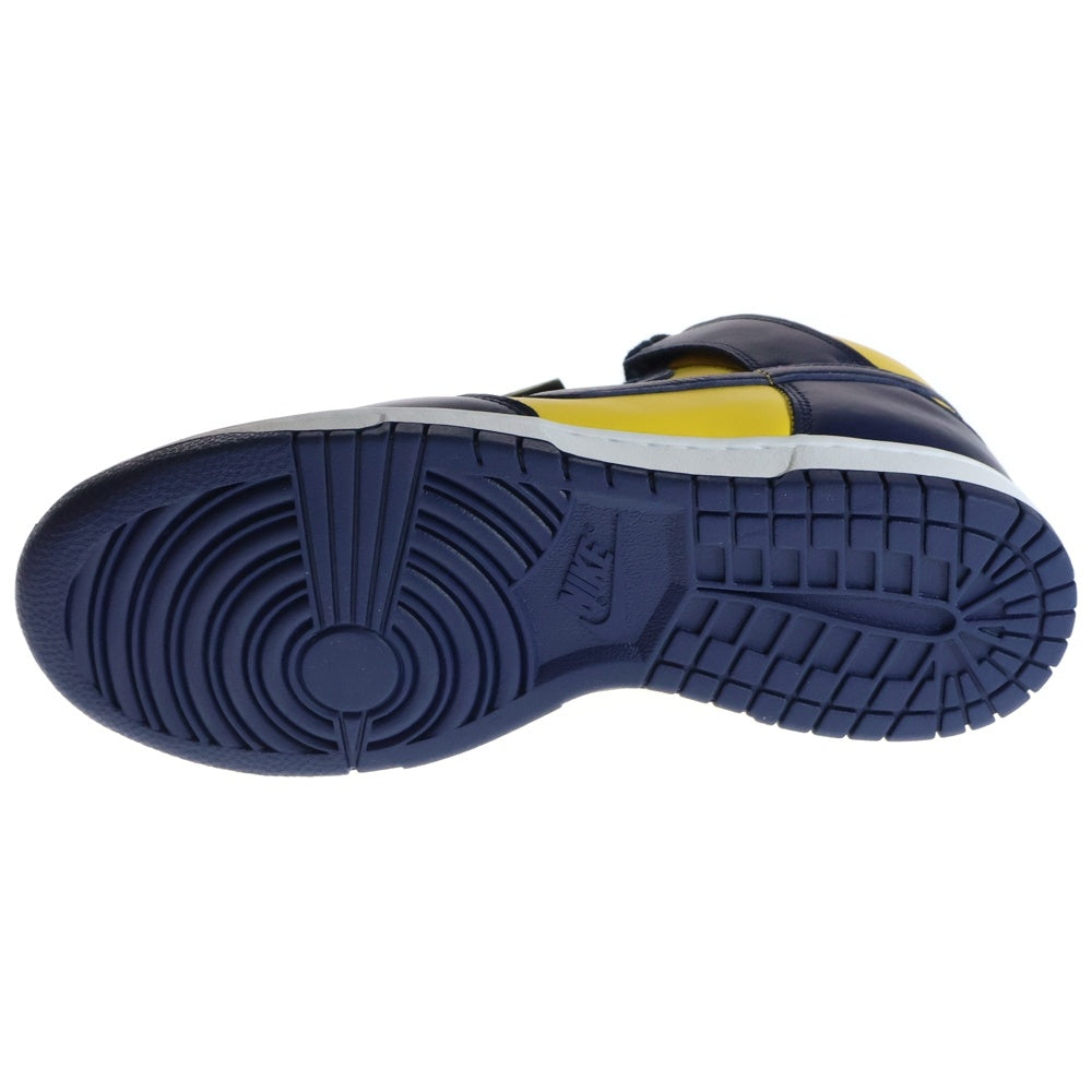 NIKE(ナイキ) DUNK HIGH RETRO SE MICHIGAN ダンク ミシガン ハイカットスニーカー イエロー/ネイビー US9/27cm HF3143-700