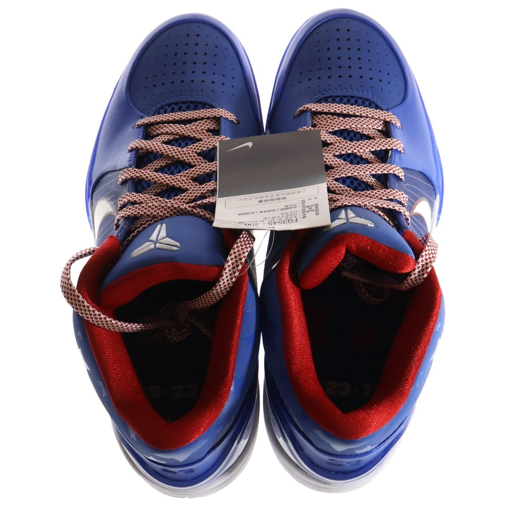 NIKE(ナイキ) KOBE 4 PROTRO PHILLY コービー4 プロトロ フィリー ローカットスニーカー ブルー US9/27cm FQ3545-400