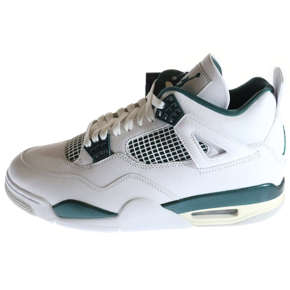 NIKE(ナイキ) AIR JORDAN 4 RETRO Oxidized Green エアジョーダン 4 レトロ オキシード グリーン ハイカットスニーカー ホワイト/グリーン US9/27cm FQ8138-103