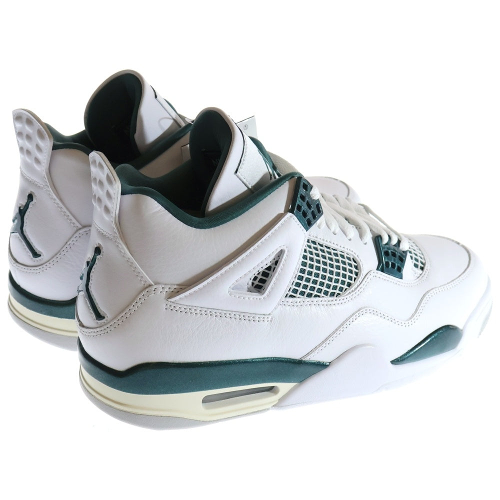 NIKE(ナイキ) AIR JORDAN 4 RETRO Oxidized Green エアジョーダン 4 レトロ オキシード グリーン ハイカットスニーカー ホワイト/グリーン US9/27cm FQ8138-103
