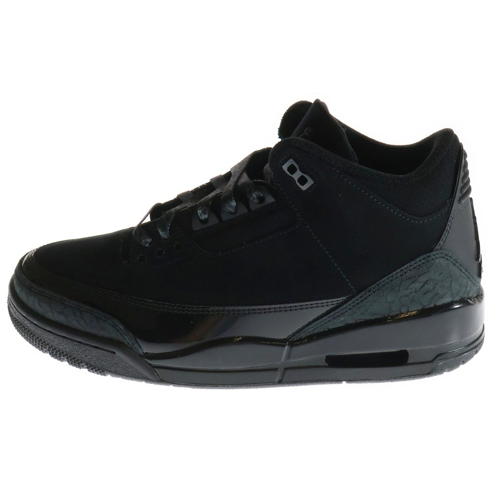 Nike Air Jordan 3 \"Black Cat\"ブラックキャット 12月発売予定】 ナイキ エアジョーダン3 レトロ ブラック