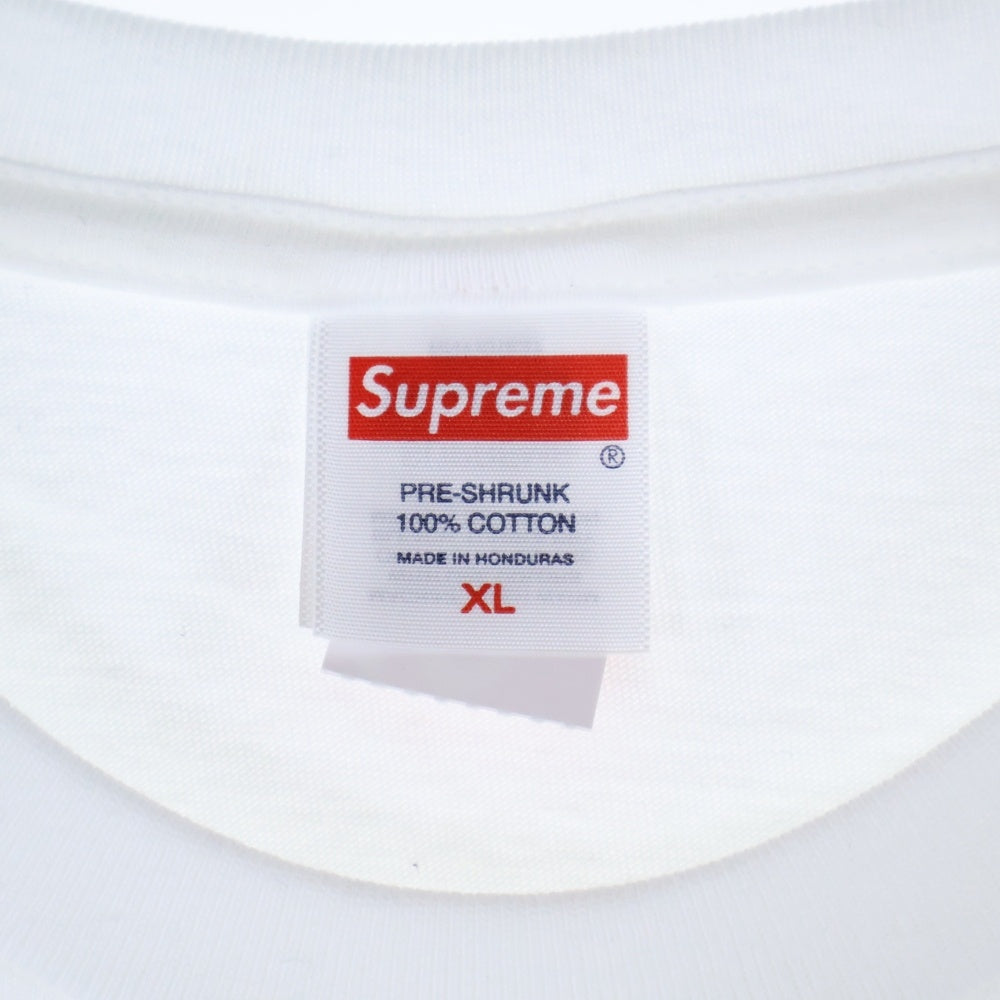 SUPREME(シュプリーム) 24AW Emo Tee エモ プリント クルーネック 半袖Tシャツカットソー ホワイト