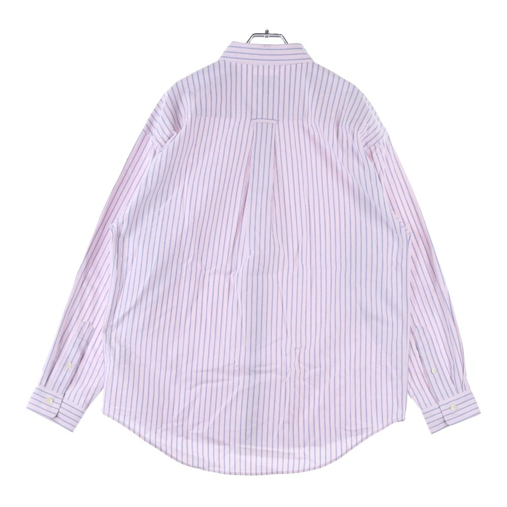 DESCENDANT(ディセンダント) KENNEDY'S STRIPE B.D LS SHIRT ケネディーズ ストライプ ボタンダウン 長袖シャツ ピンク/ブルー