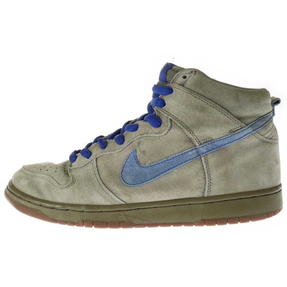 NIKE(ナイキ) SB DUNK HIGH PRO ダンク ハイ プロ アイアン スニーカー グレー/ブルー US12/30cm 305050-241