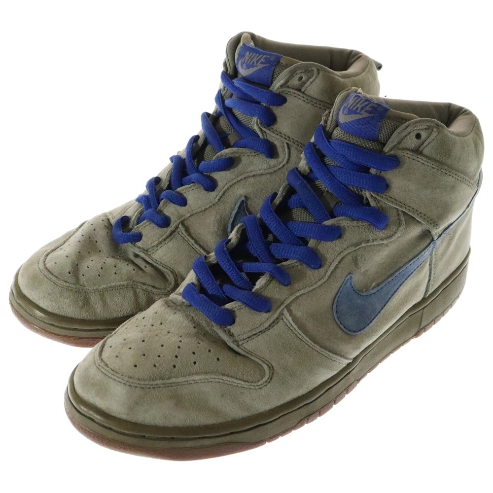 NIKE(ナイキ) SB DUNK HIGH PRO ダンク ハイ プロ アイアン スニーカー グレー/ブルー US12/30cm 305050-241