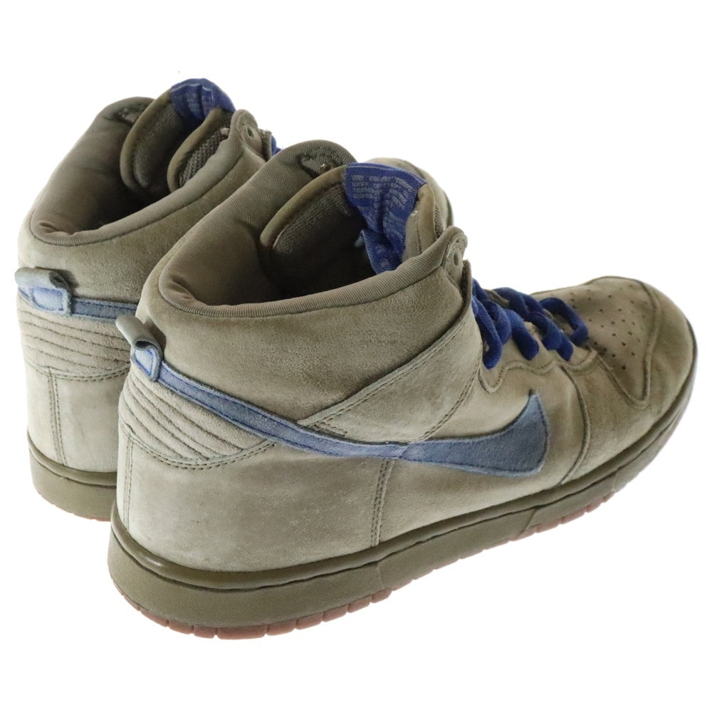 NIKE(ナイキ) SB DUNK HIGH PRO ダンク ハイ プロ アイアン スニーカー グレー/ブルー US12/30cm 305050-241
