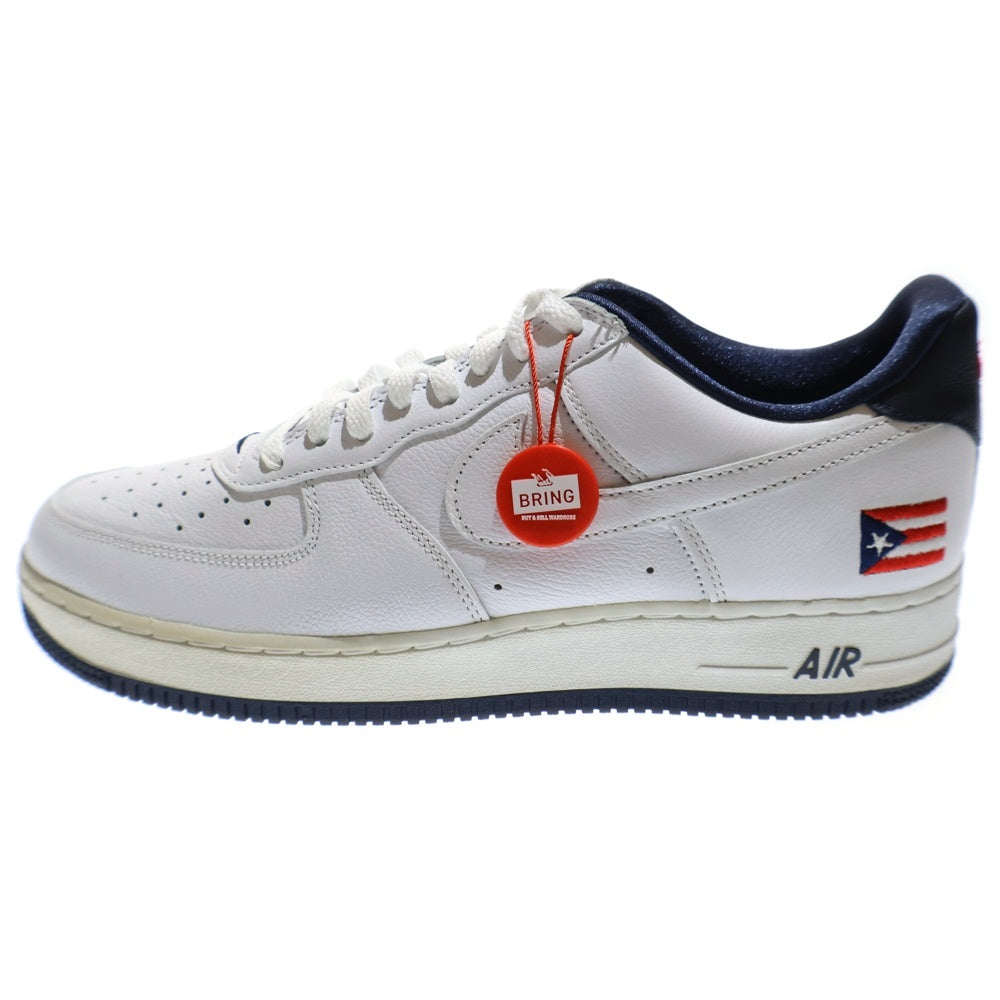 NIKE(ナイキ) AIR FORCE 1 LOW Puerto Rico エアフォース 1 プエルトリコ ローカットスニーカー ホワイト/ネイビー US11.5/29.5cm CJ1386-100