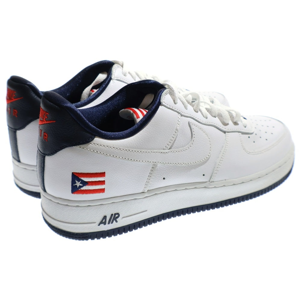 NIKE(ナイキ) AIR FORCE 1 LOW Puerto Rico エアフォース 1 プエルトリコ ローカットスニーカー ホワイト/ネイビー US11.5/29.5cm CJ1386-100
