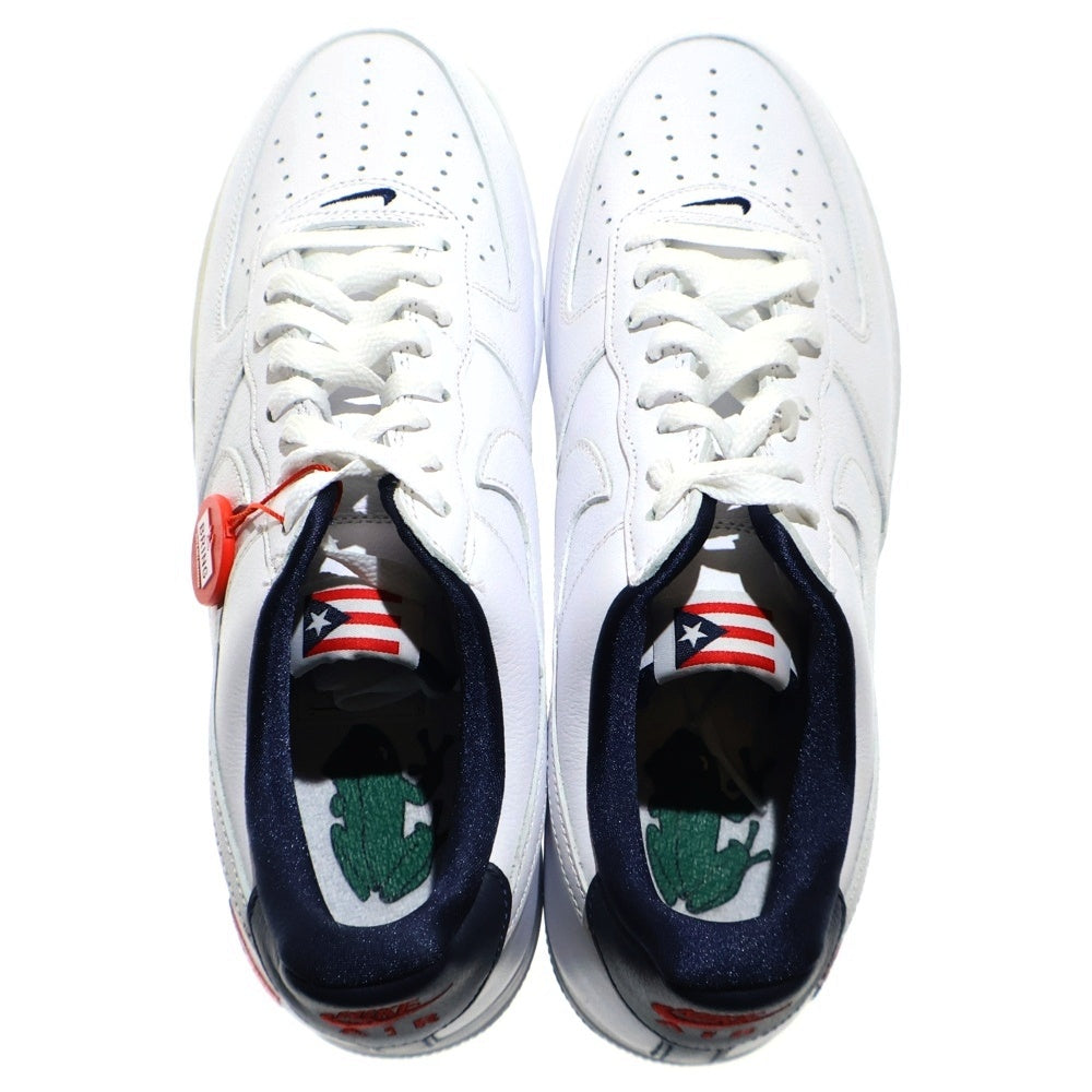 NIKE(ナイキ) AIR FORCE 1 LOW Puerto Rico エアフォース 1 プエルトリコ ローカットスニーカー ホワイト/ネイビー US11.5/29.5cm CJ1386-100
