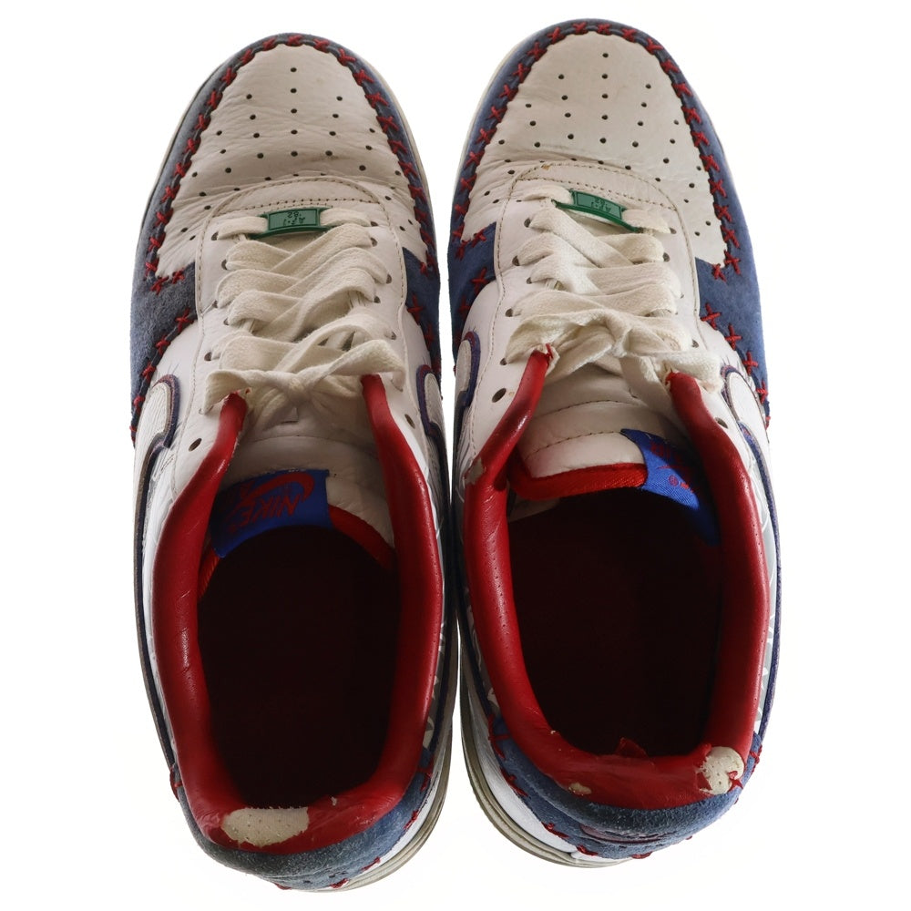 NIKE(ナイキ) 【観賞用2013年製】 AIR FORCE 1 LOW CMFT エアフォース 1 ローカットスニーカーシューズ ホワイト/ブルー US11/29cm 579941-100
