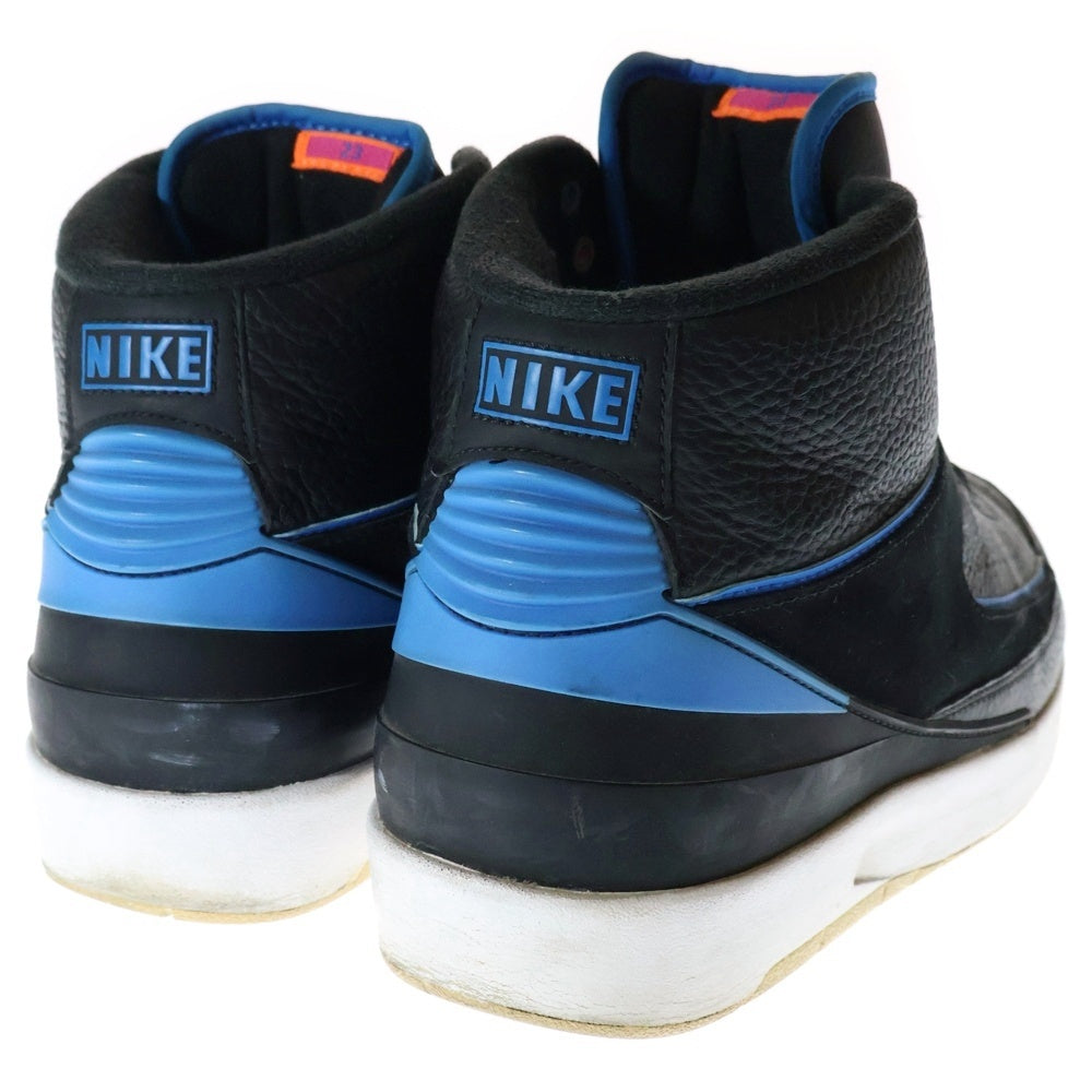 NIKE(ナイキ) 【観賞用2015年製】 AIR JORDAN 2 RETRO RADIO RAHEEM エアジョーダン2 レトロ ラジオ ラヒーム ハイカットスニーカー ブラック US10.5/28.5cm 834274-014