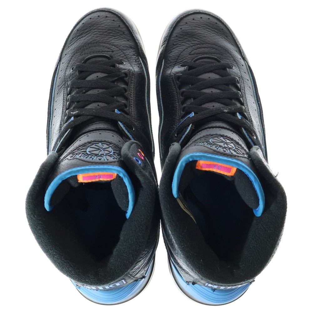 NIKE(ナイキ) 【観賞用2015年製】 AIR JORDAN 2 RETRO RADIO RAHEEM エアジョーダン2 レトロ ラジオ ラヒーム ハイカットスニーカー ブラック US10.5/28.5cm 834274-014