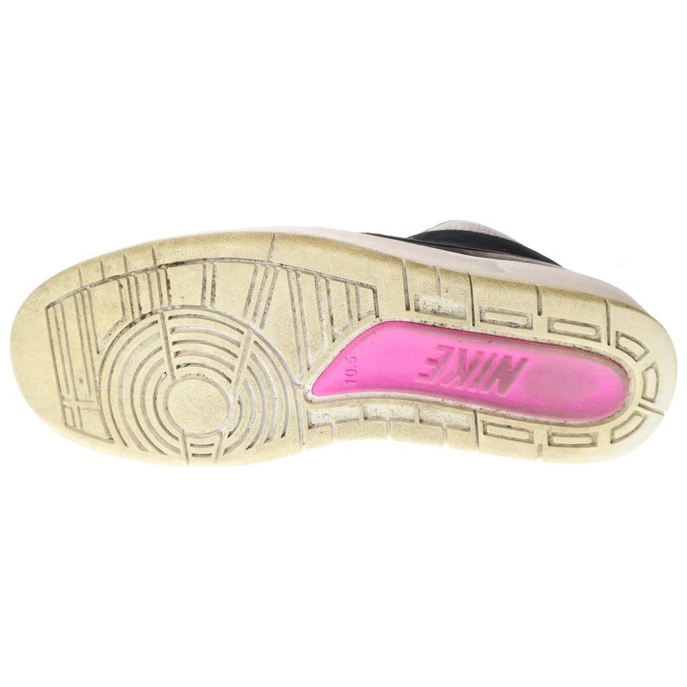 NIKE(ナイキ) 【観賞用2015年製】 AIR JORDAN 2 RETRO RADIO RAHEEM エアジョーダン2 レトロ ラジオ ラヒーム ハイカットスニーカー ブラック US10.5/28.5cm 834274-014