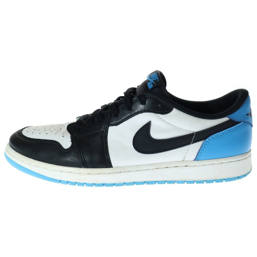 NIKE(ナイキ) AIR JORDAN 1 LOW OG BLACK POWDER BLUE UNC エアジョーダン1ローカットスニーカー ブルー/ブラック/ホワイト US11.5/29.5cm CZ0790-104