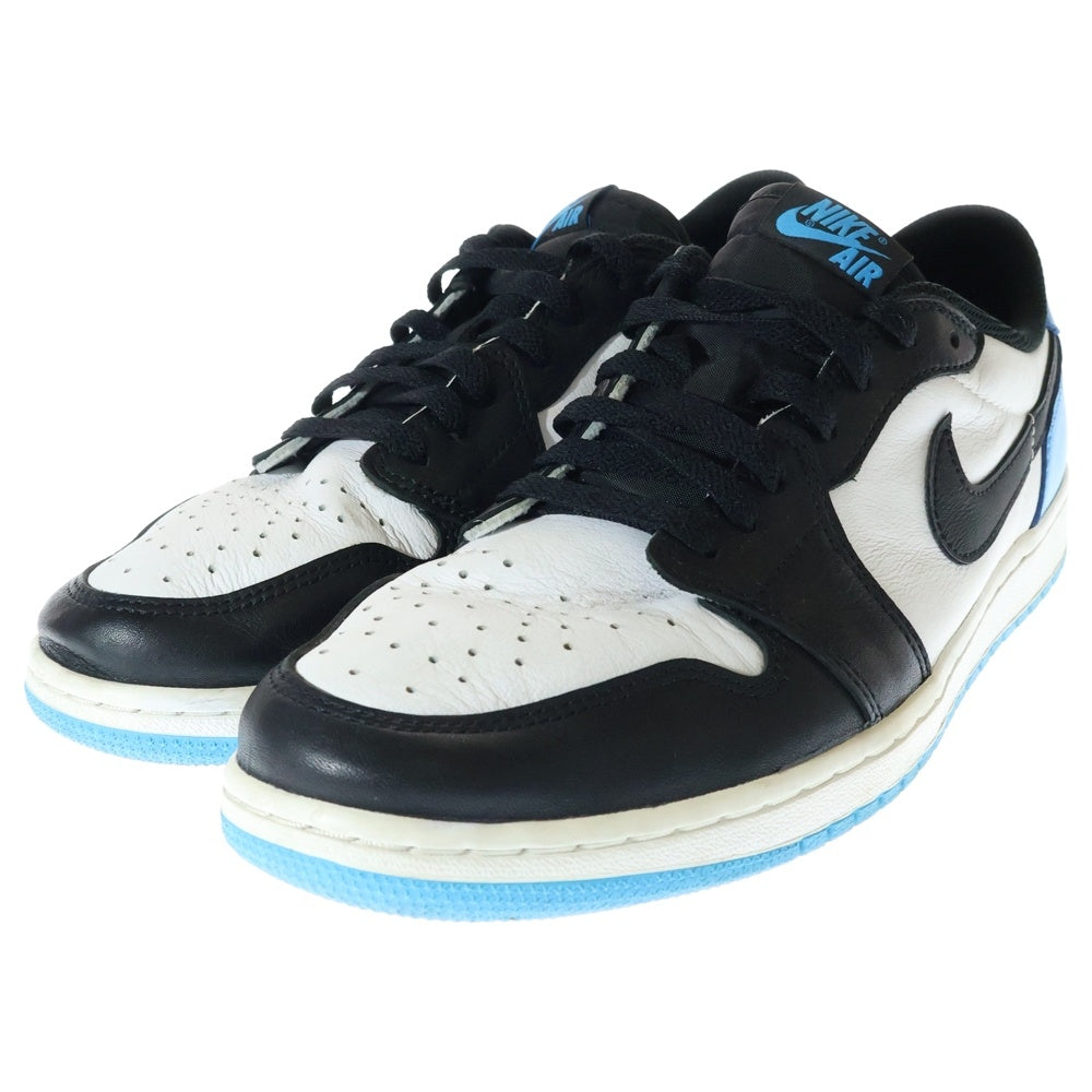 NIKE(ナイキ) AIR JORDAN 1 LOW OG BLACK POWDER BLUE UNC エアジョーダン1ローカットスニーカー ブルー/ブラック/ホワイト US11.5/29.5cm CZ0790-104