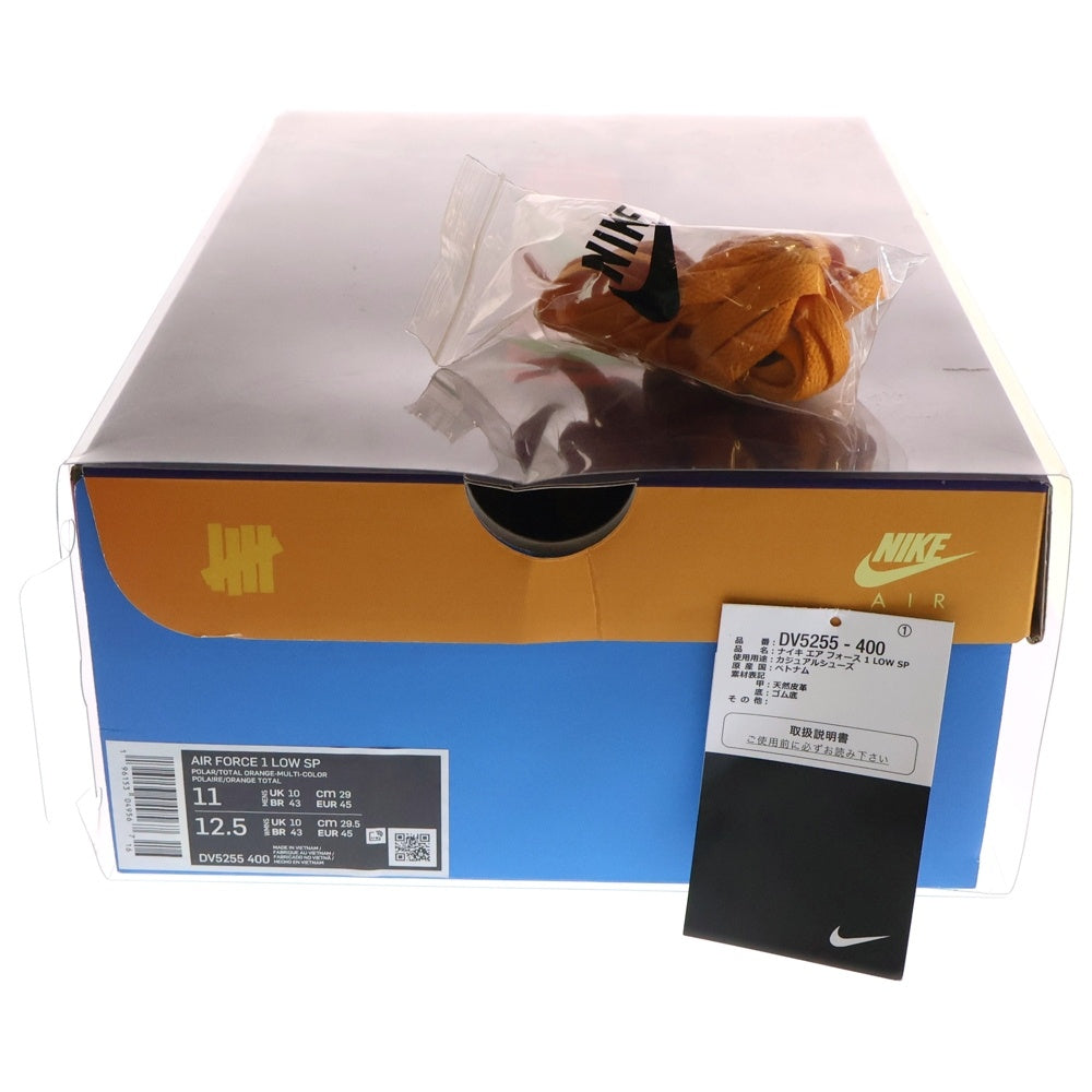 NIKE(ナイキ) ×UNDEFEATED AIR FORCE 1 LOW SP アンディフィーテッド エアフォース1 ローカットスニーカー マルチカラー US11/29cm DV5255-400