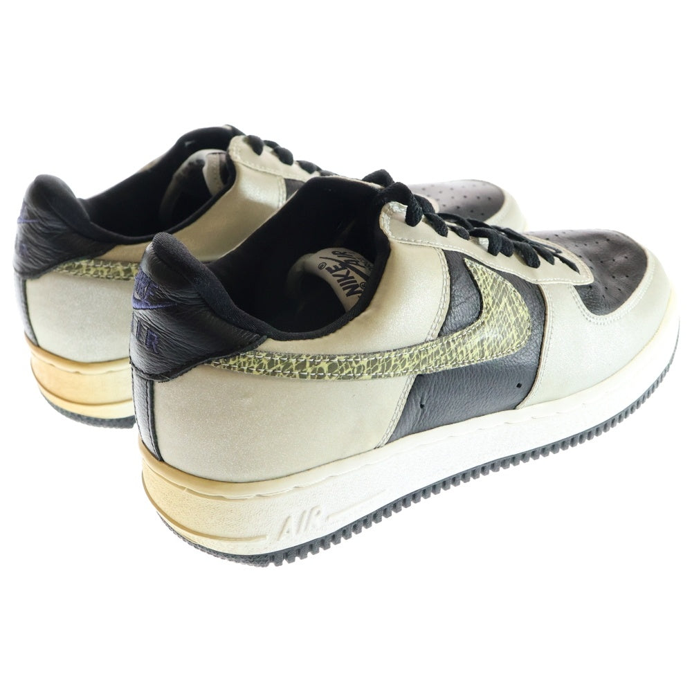 NIKE(ナイキ) 【観賞用2001年製】 AIR FORCE 1 B エアフォース 1 ビー ローカットスニーカーシューズ シルバー/ブラック US10/28cm 624040-001