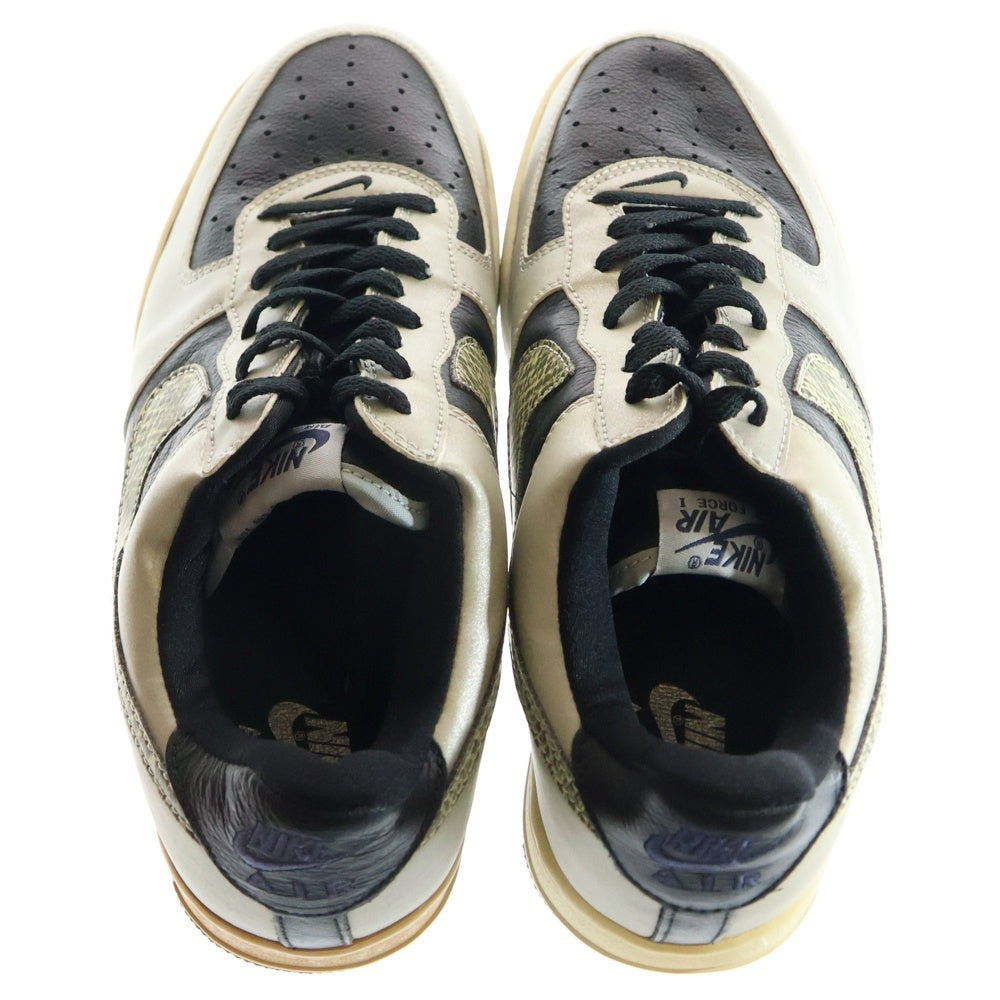 NIKE(ナイキ) 【観賞用2001年製】 AIR FORCE 1 B エアフォース 1 ビー ローカットスニーカーシューズ シルバー/ブラック US10/28cm 624040-001
