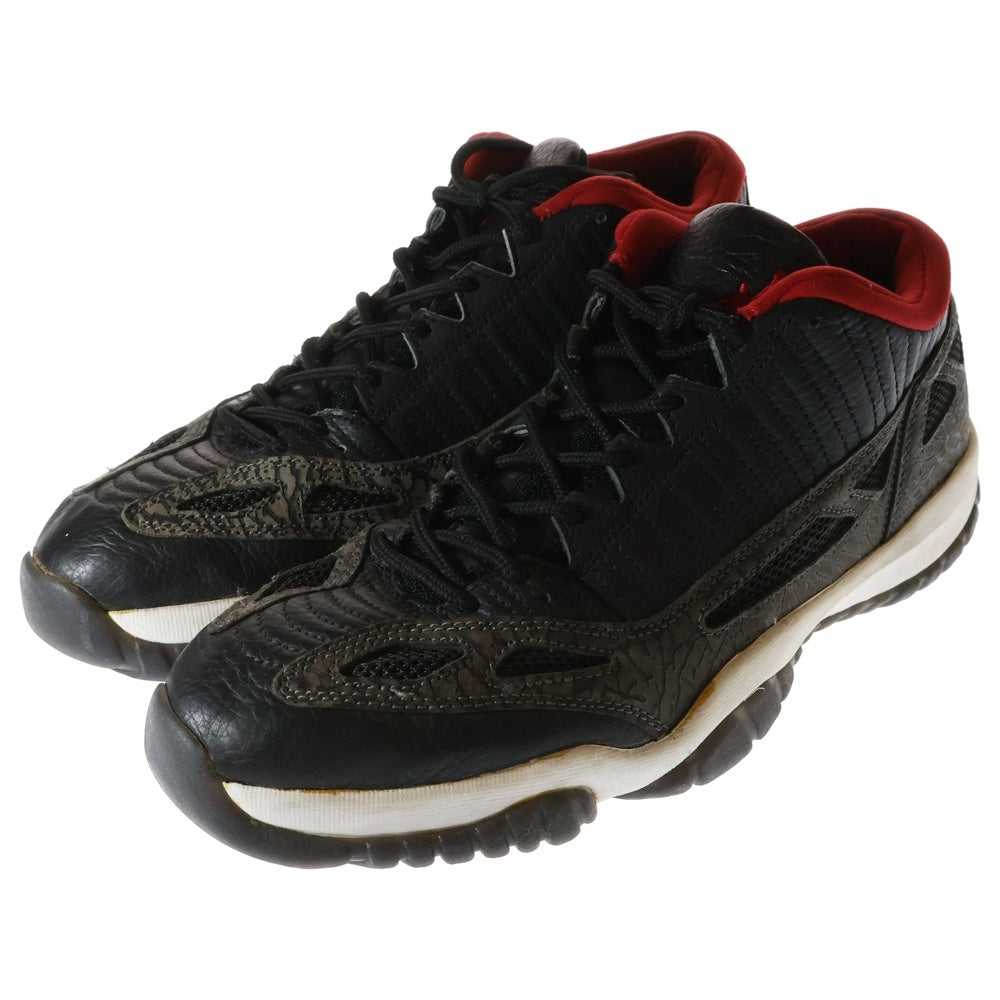 NIKE(ナイキ) 【観賞用2003年製】AIR JORDAN 11 RETRO LOW IE BRED エアジョーダン11 レトロ ロー IE ブレッド ローカットスニーカー ブラック/レッド US11/29cm 306008-061