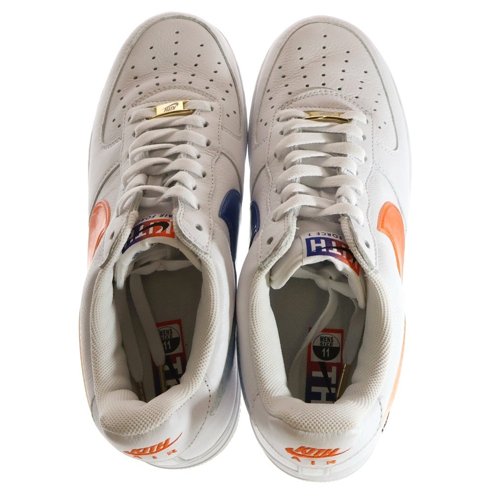 NIKE(ナイキ) ×KITH AIR FORCE 1 LOW キス エアフォース 1 ローカットスニーカーシューズ ホワイト/オレンジ/ブルー US11/29cm CZ7928-100