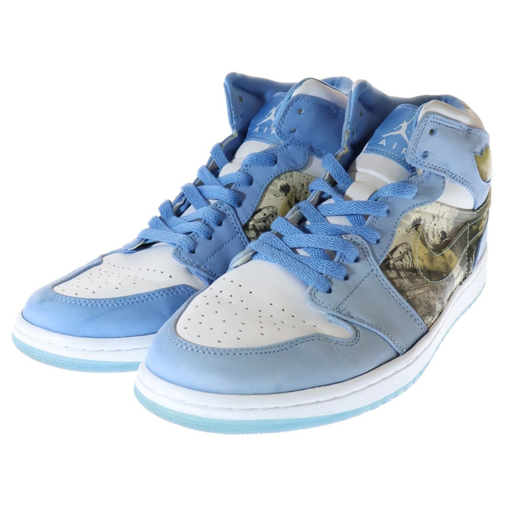 NIKE(ナイキ) 【観賞用2007年】AIR JORDAN 1 RETRO ALPHA WHITE UNIVERSITY BLUE エアジョーダン1アルファ ユニバーシティブルー ハイカットスニーカー US11/29cm 316269-142