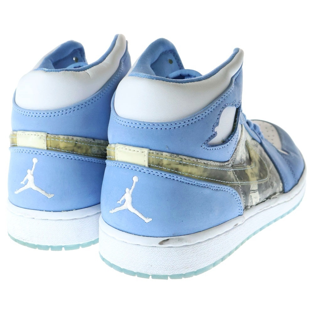 NIKE(ナイキ) 【観賞用2007年】AIR JORDAN 1 RETRO ALPHA WHITE UNIVERSITY BLUE エアジョーダン1アルファ ユニバーシティブルー ハイカットスニーカー US11/29cm 316269-142