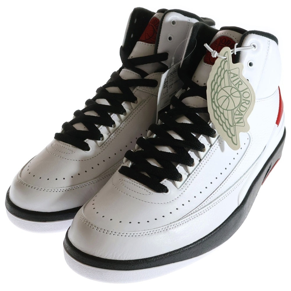 NIKE(ナイキ) AIR JORDAN 2 OG CHICAGO 2022 エアジョーダン2 OG シカゴ ハイカットスニーカー ホワイト/レッド US11/29cm DX2454-106