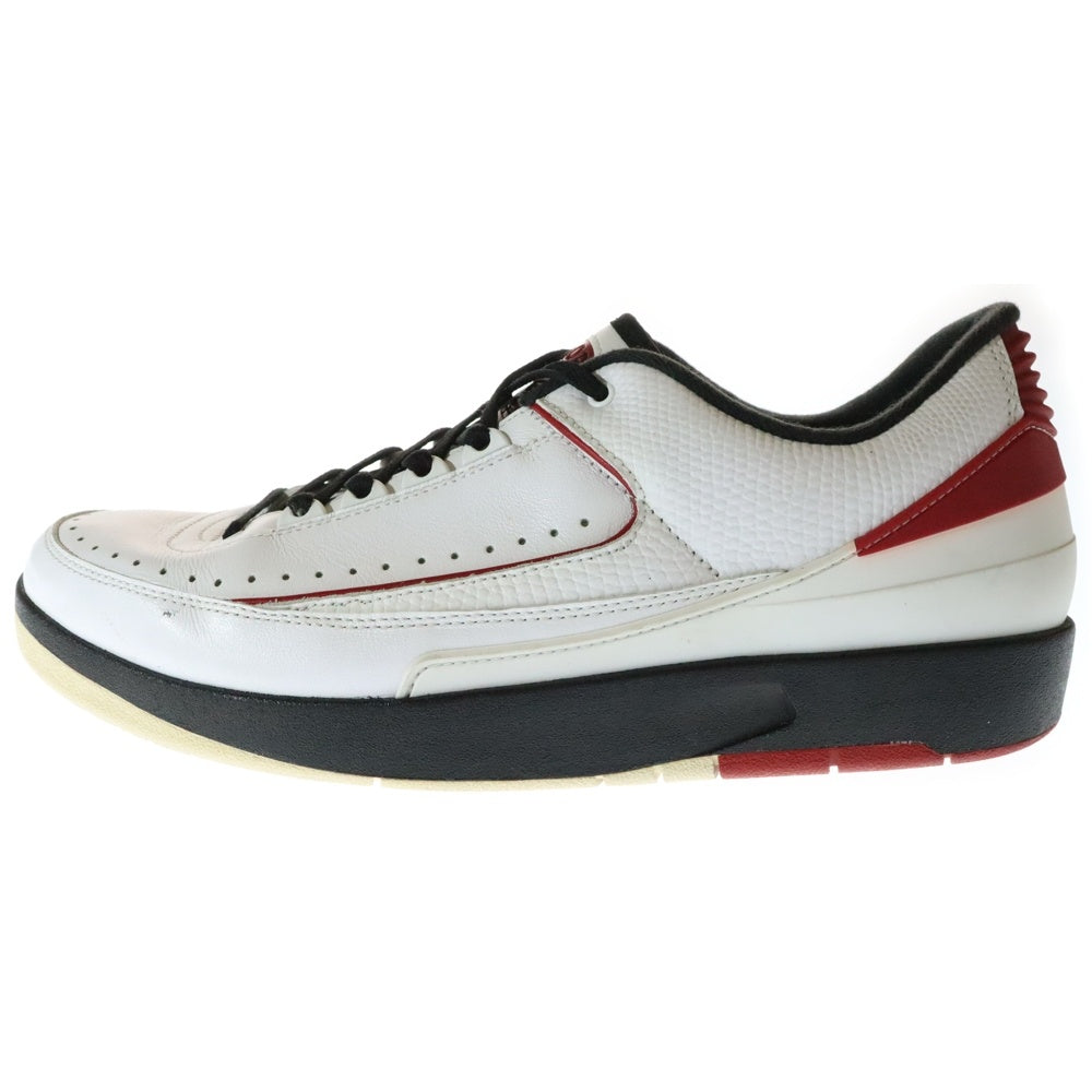 NIKE(ナイキ) AIR JORDAN 2 RETRO LOW エアジョーダン2レトロ ローカットスニーカー ホワイト/レッド US12/30cm 832819-101