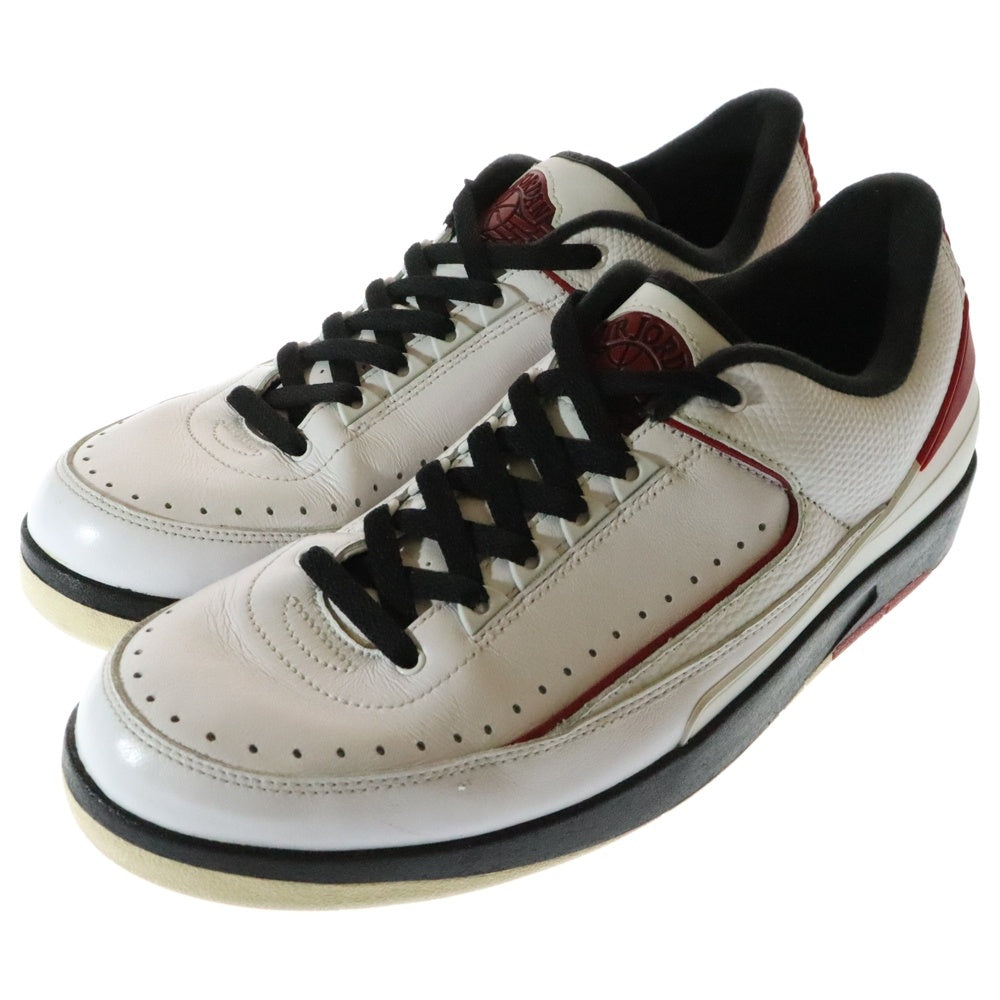 NIKE(ナイキ) AIR JORDAN 2 RETRO LOW エアジョーダン2レトロ ローカットスニーカー ホワイト/レッド US12/30cm 832819-101